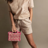Floral Guipure Lace shorts and T Shirt Set