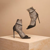 Galaxia Sandal Black Suede