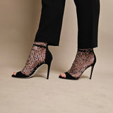 Galaxia Sandal Black Suede