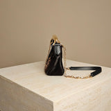 Anumalier Bianca Mini Bag Beige/Black Shaded Calf Hair