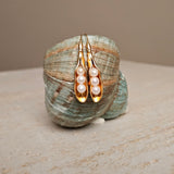 Pearl Peapod Drop Earrings