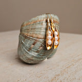 Pearl Peapod Drop Earrings
