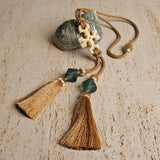 Resin Roxanne Tassle Necklace