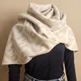 Jacquard Knit FF Logo Scarf