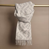 Jacquard Knit FF Logo Scarf