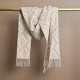 Jacquard Knit FF Logo Scarf