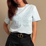 Beaded Butterfly T-Shirt