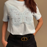 Beaded Butterfly T-Shirt