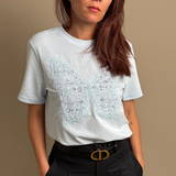 Beaded Butterfly T-Shirt