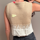TFV Sleeveless Knit Sweater