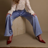 Fluid Satin Bias Pants
