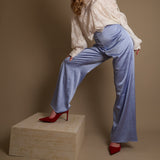 Fluid Satin Bias Pants