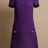 Button Shift Dress