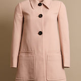 Back Pleat Coat