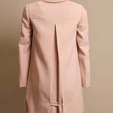 Back Pleat Coat