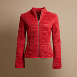 Quilted Nylon Zip Jacket