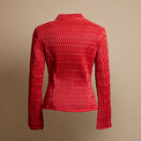 Quilted Nylon Zip Jacket