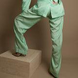 Fluid Satin Bias Pants