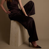 Fluid Satin Bias Pants