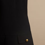 Button Shift Dress