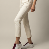 Leather and Velvet Sneakers