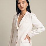 Pleated Blazer