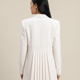 Pleated Blazer