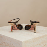 Crocodile Embossed Heels