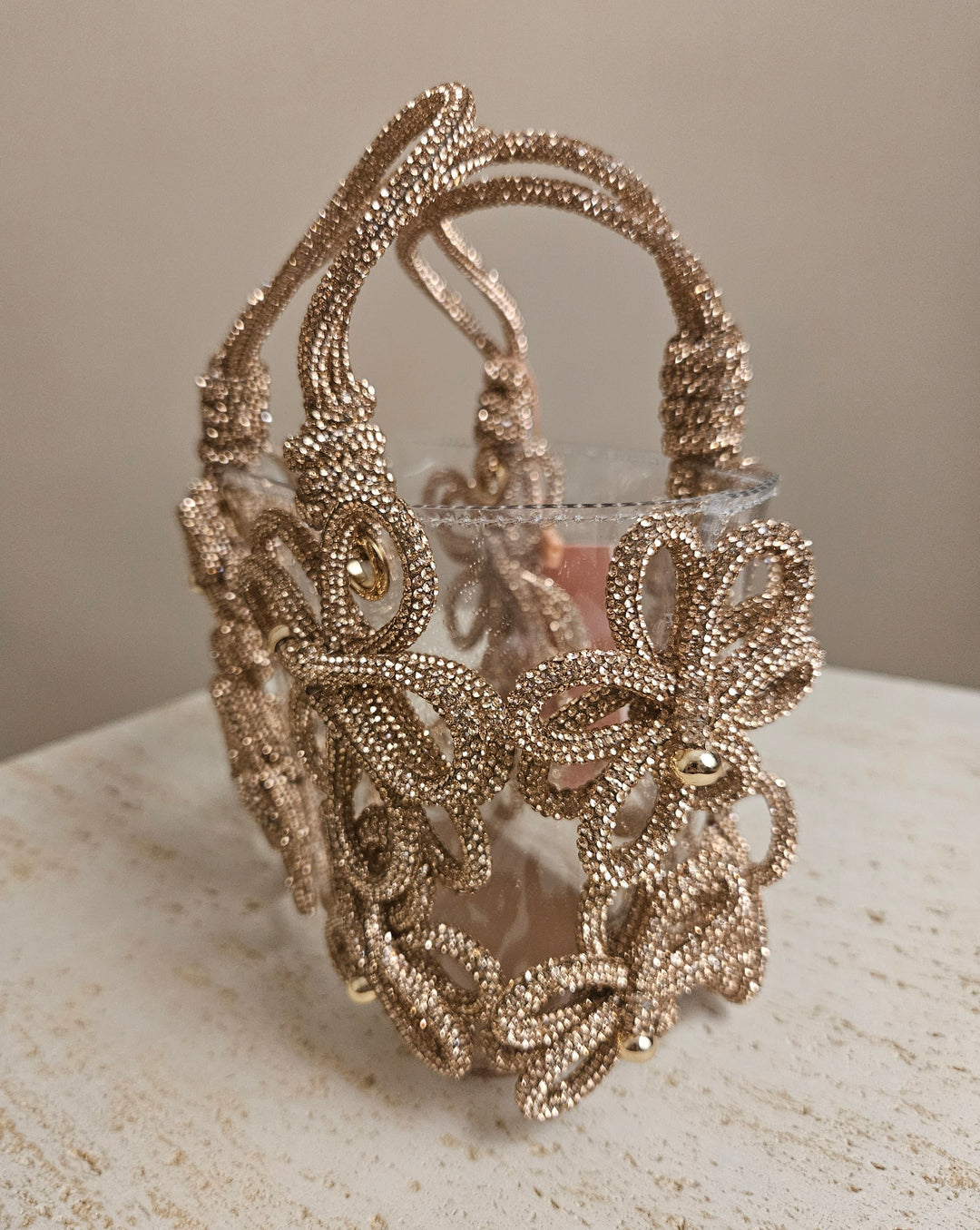 Cult Gaia Bloom Nano Crystal-embellished PVC Tote