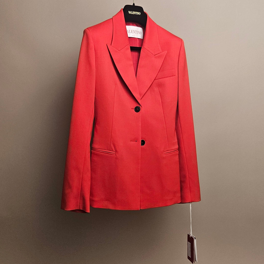 Valentino Garavani red suit