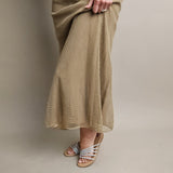 Safari Khaki Net Dress
