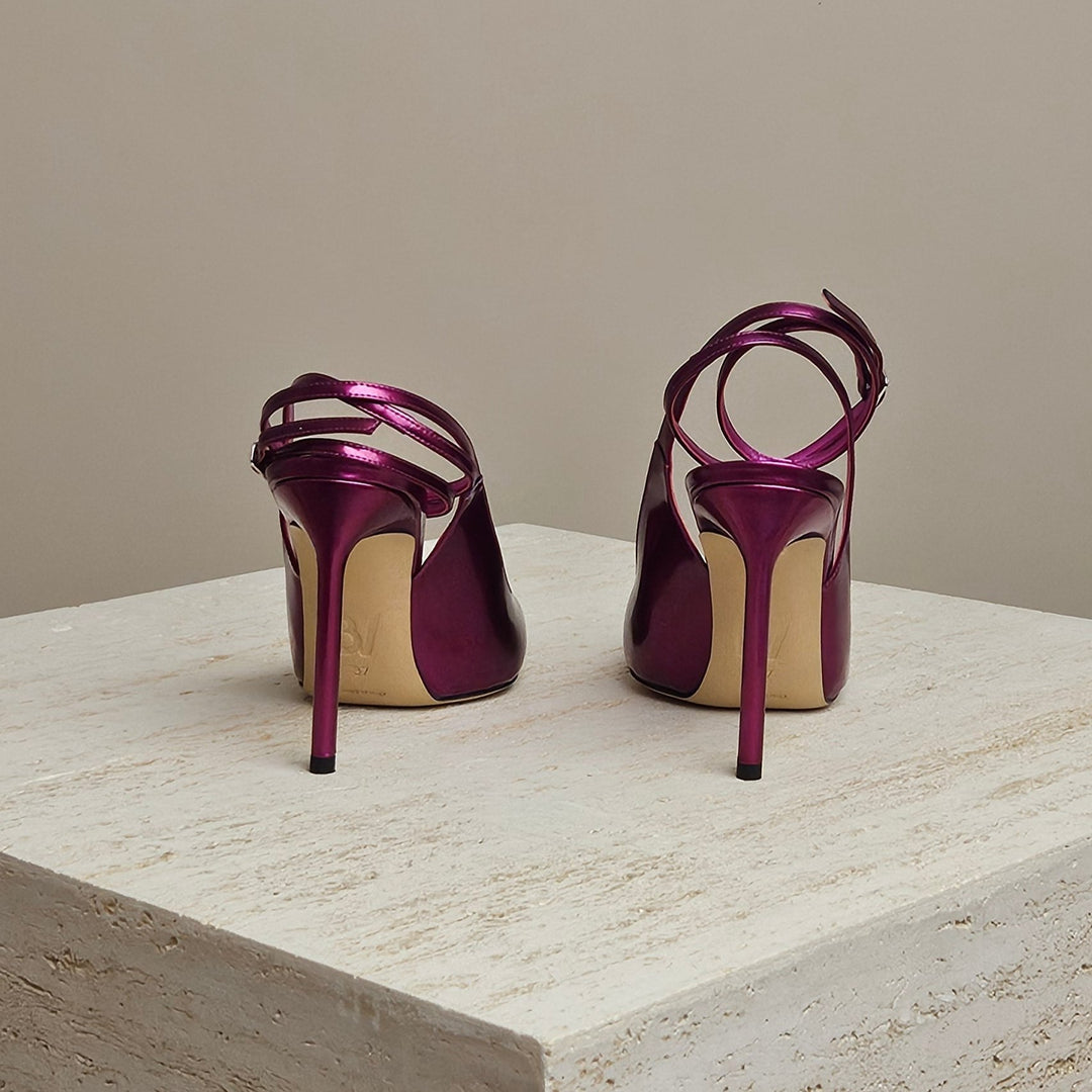 Bettina Vermillon Gigi Pump Fuxsia