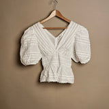 Mable Cambric Puff Sleeve Top