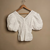 Mable Cambric Puff Sleeve Top
