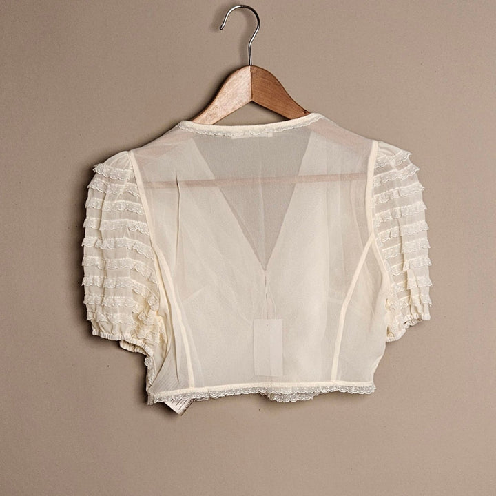 The Fashion Vault Collection- Ruffle Crop Top