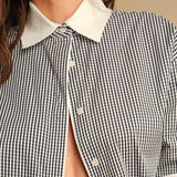 Blue checkered Button Shirt
