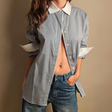 Blue checkered Button Shirt