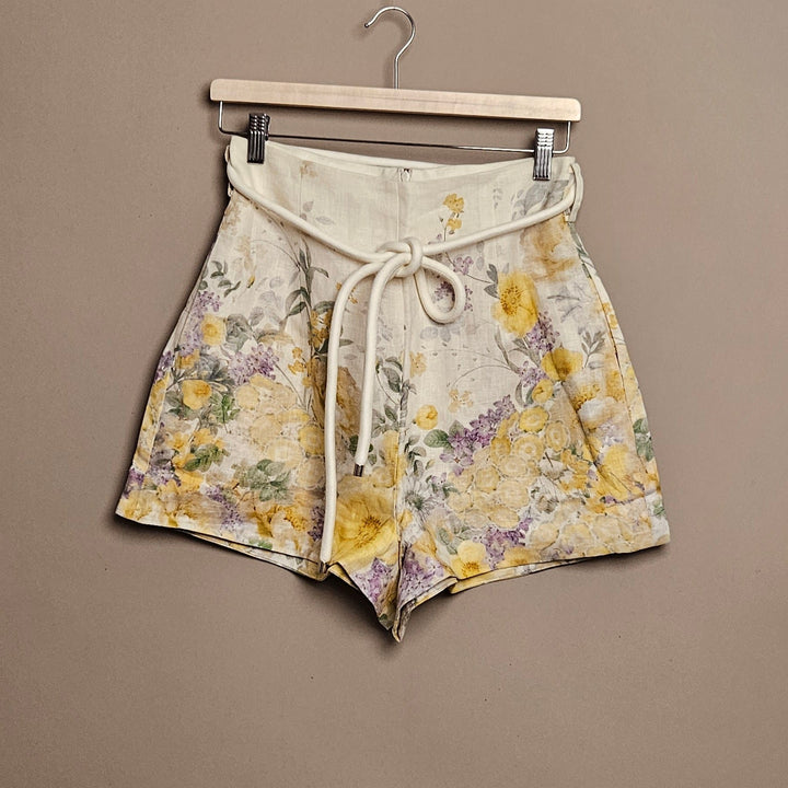 Zimmermann Harmony high waisted shorts