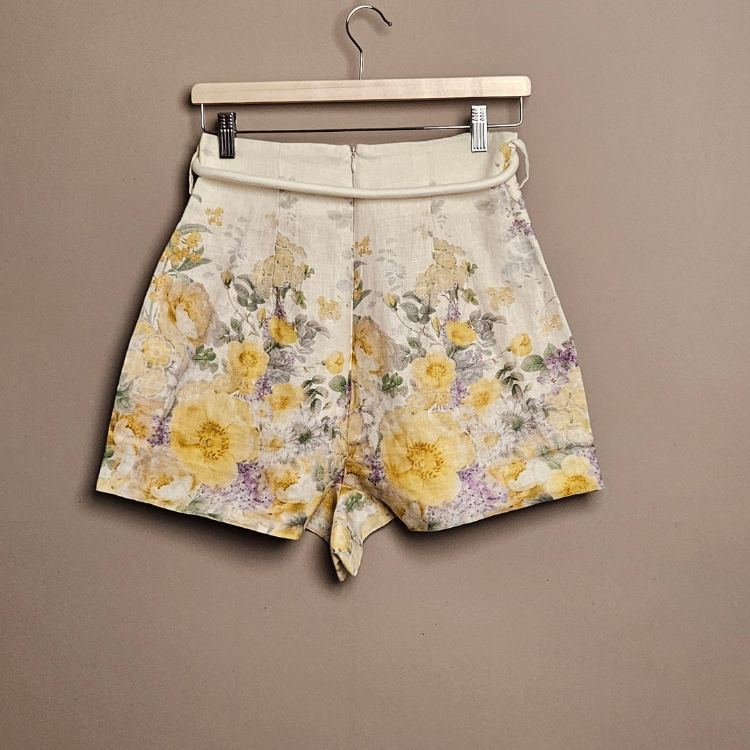 Zimmermann Harmony high waisted shorts