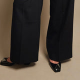 Black Wool Trousers