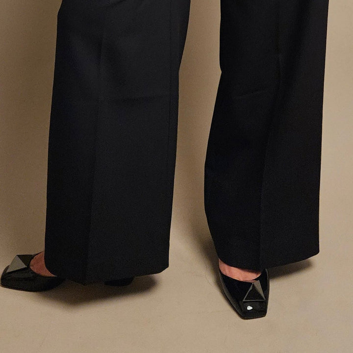 Celine Black Wool Trousers