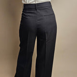 Black Wool Trousers