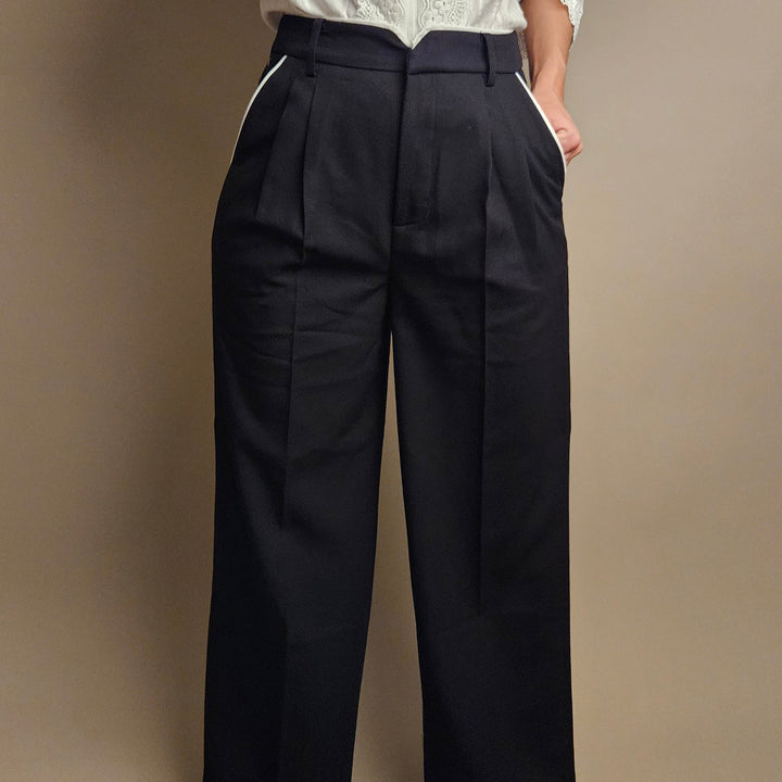 Celine Black Wool Trousers