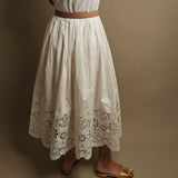 Valentino Broderie Anglaise Cotton midi dress