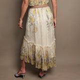 Harmony midi dress in citrus garden