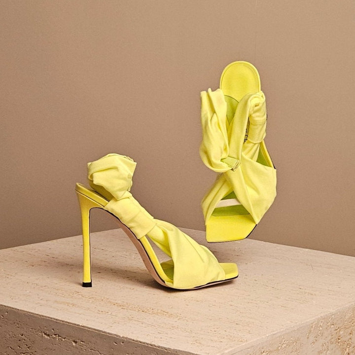 Jimmy Choo Neoma 110 Neon Apple Satin