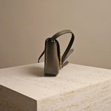 YSL - Saint Laurent Kaia Small Leather Shoulder Bag Army Green