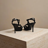 Tribute 105 Sandal Black Leather