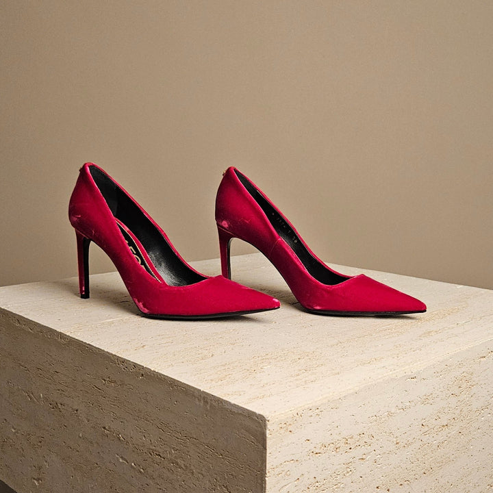 Tom Ford T Screw Velvet Pump Pink Velvet