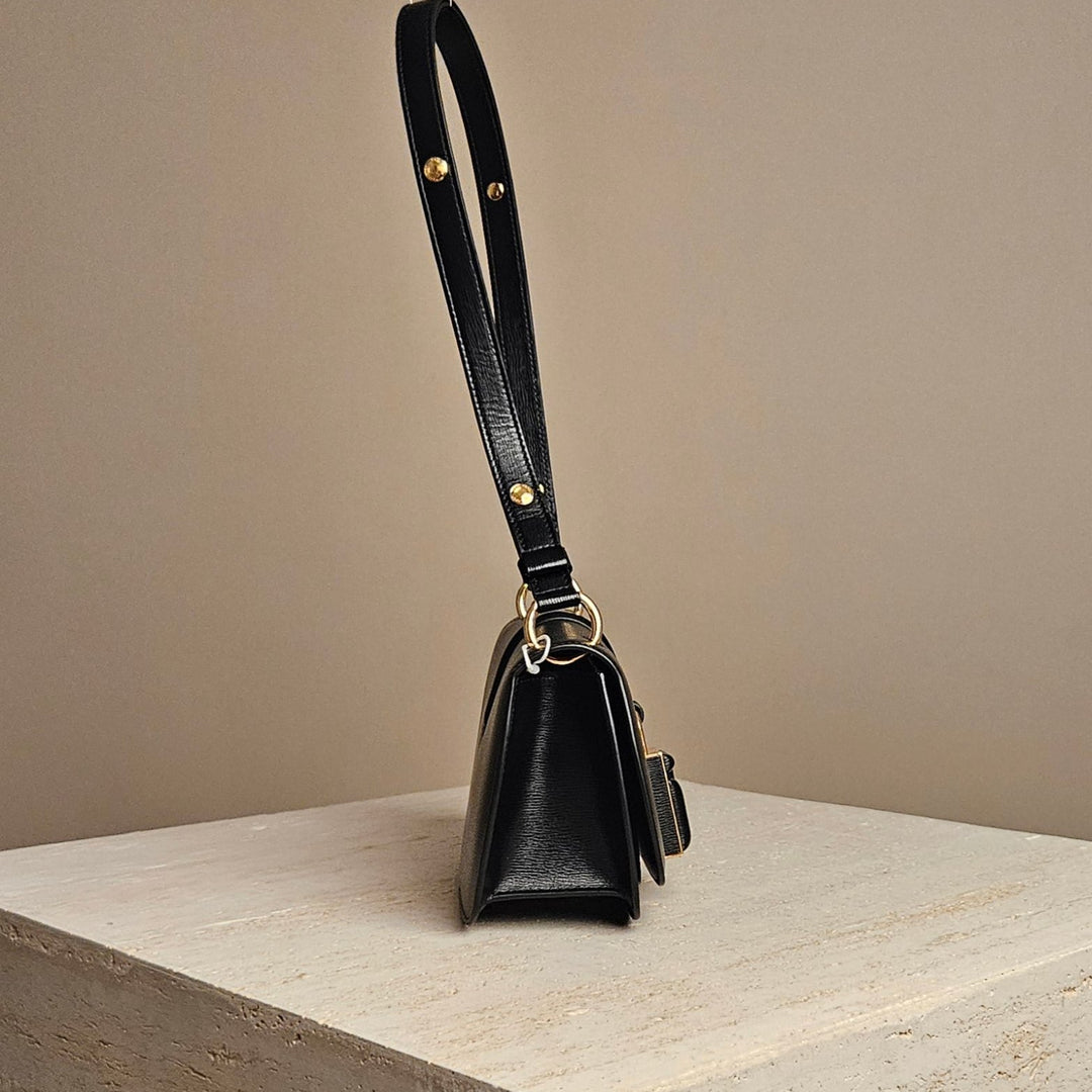 Tom Ford Leather Crossbody Bag Black